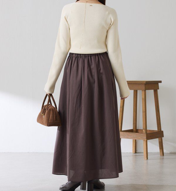  「タックフレアーシアースカート」|スカート|