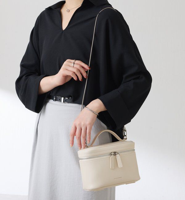  「【PAPILLONNER/パピヨネ】ミラー付きミニバニティーバッグ/セレモニー」|トートバッグ|