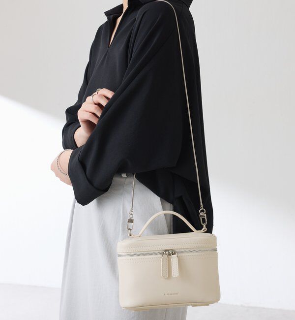  「【PAPILLONNER/パピヨネ】ミラー付きミニバニティーバッグ/セレモニー」|トートバッグ|