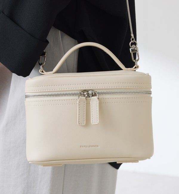  「【PAPILLONNER/パピヨネ】ミラー付きミニバニティーバッグ/セレモニー」|トートバッグ|