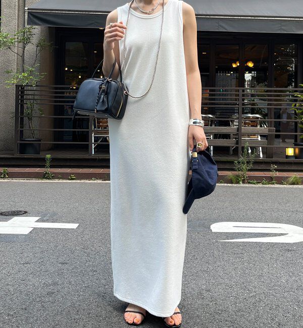  「【全骨格細見え】ブークレーダンボールタンクワンピース」|ワンピース|