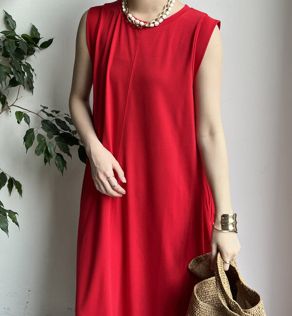  「シルケットスムースフレアカットワンピース」|ワンピース|