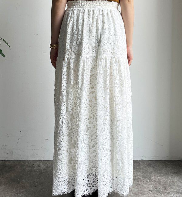  「スカラレースフレアスカート」|スカート|