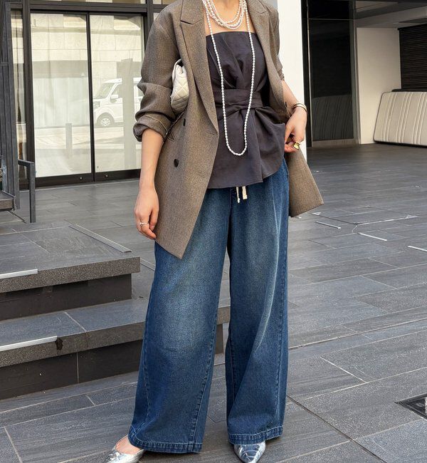  「シャンブレーダブルジャケット」|テーラードジャケット|