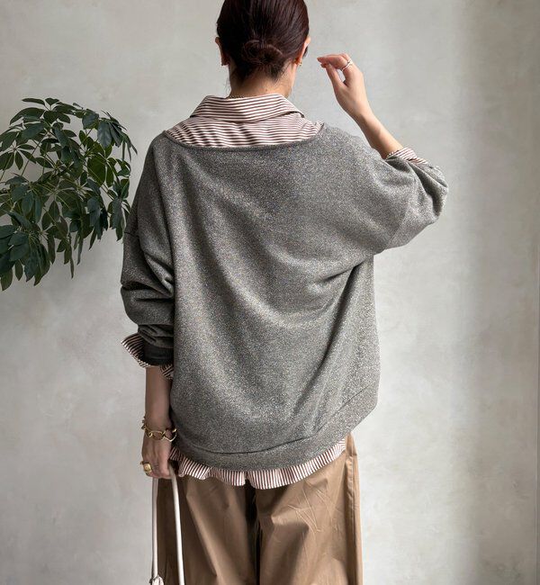  「【新色追加/インフルエンサーSAKURA企画】ラメスウェットタンクセット」|Tシャツ・カットソー|