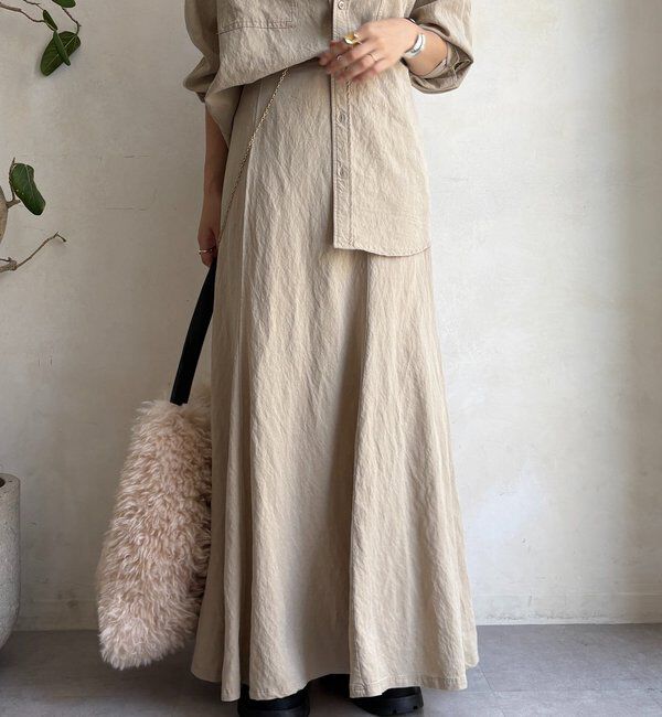  「【セットアップ対応】ピグメントライクフレアスカート」|スカート|