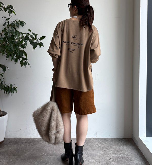  「前後ロゴポンチョプルオーバー」|Tシャツ・カットソー|