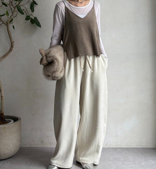  「スウェードビスチェ」|シャツ・ブラウス|