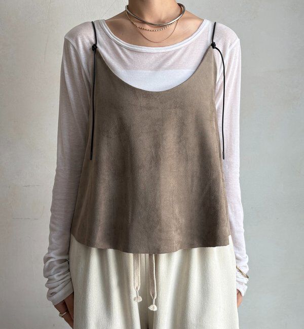  「スウェードビスチェ」|シャツ・ブラウス|
