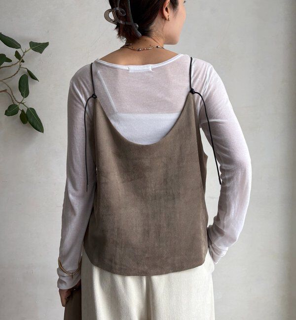  「スウェードビスチェ」|シャツ・ブラウス|