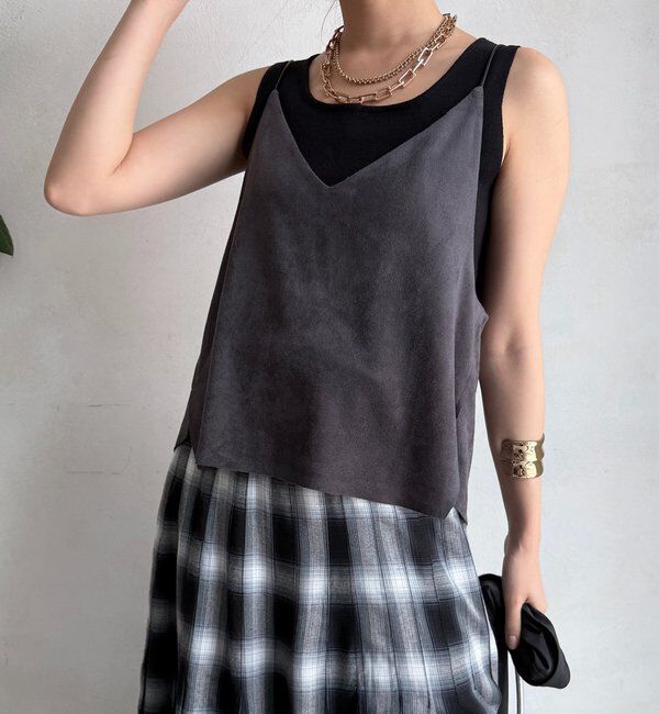  「スウェードビスチェ」|シャツ・ブラウス|