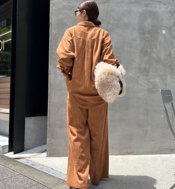  「スウェードタックパンツ」|チノ|