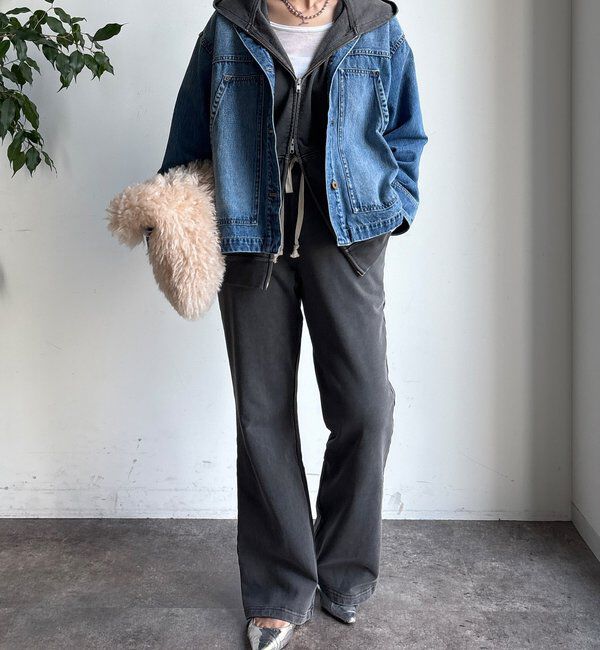  「【セットアップ対応】ピグメントフレアパンツ」|チノ|