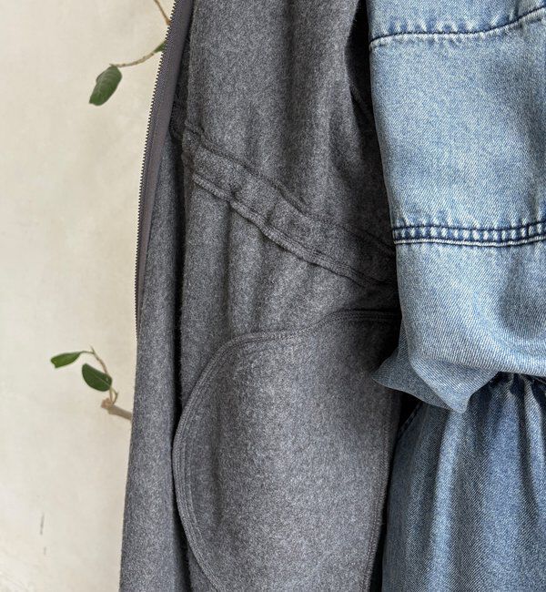  「【WEB限定】フリースロングコート」|その他|