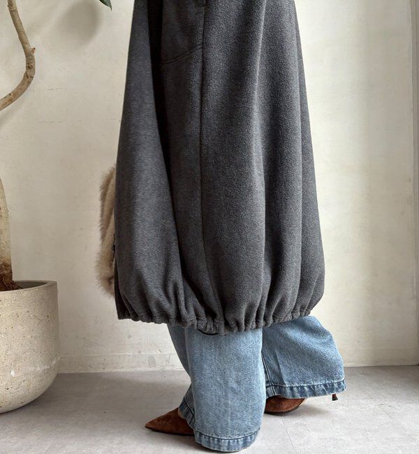  「【WEB限定】フリースロングコート」|その他|