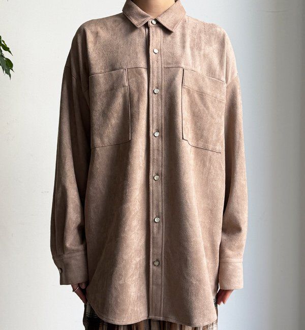  「スウェードシャツ」|シャツ・ブラウス|