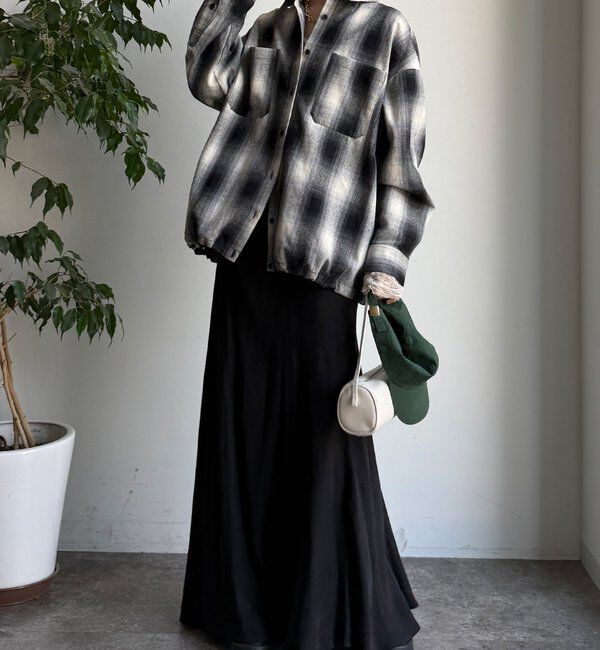  「起毛チェックドロストシャツ」|シャツ・ブラウス|