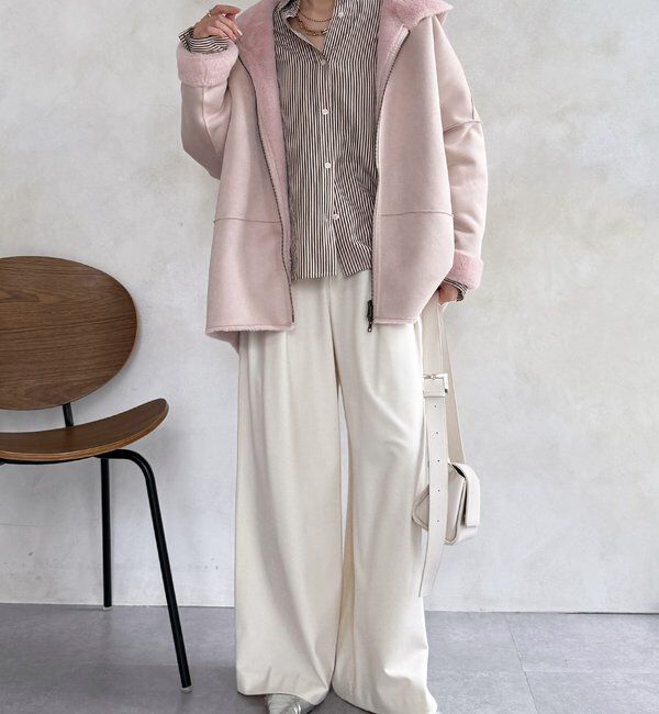  「リバーシブルフェイクムートンコート」|その他|