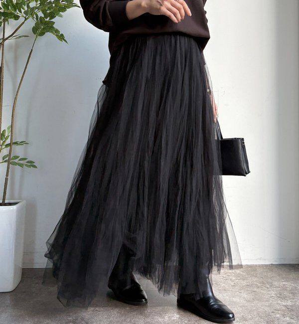  「ダブルチュールスカート」|スカート|