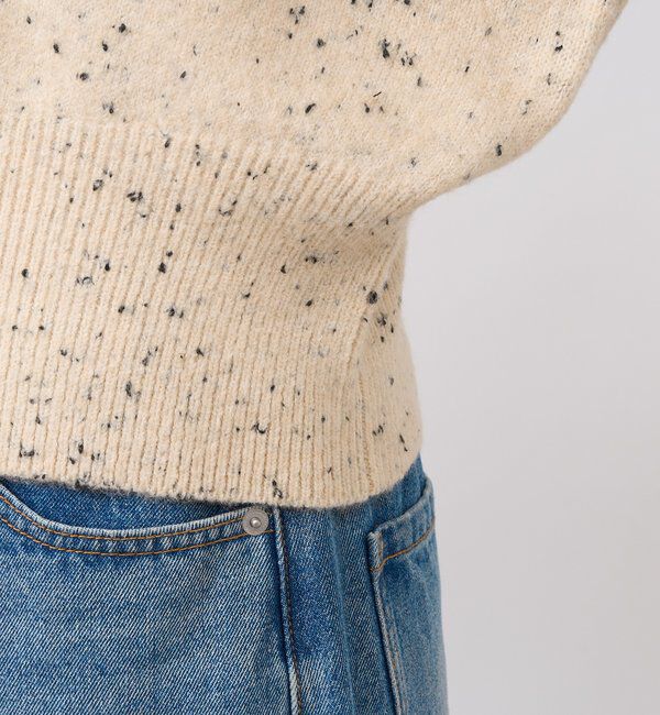  「【カーディガンとしても着れる】ショートZIPニット」|ニット・セーター|