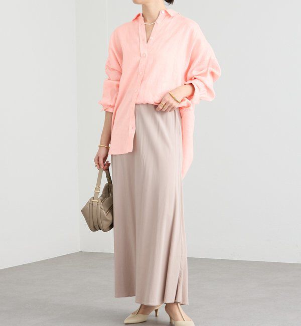  「【セットアップ可】ガーメントダイバイヤススカート」|スカート|