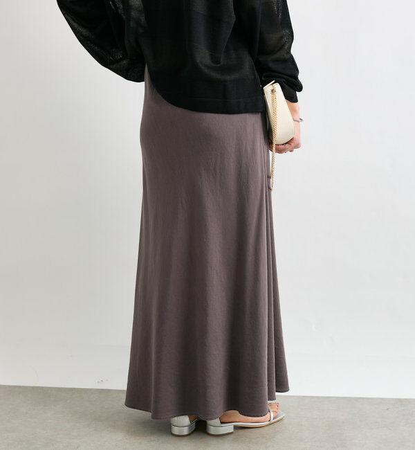  「【セットアップ可】ガーメントダイバイヤススカート」|スカート|