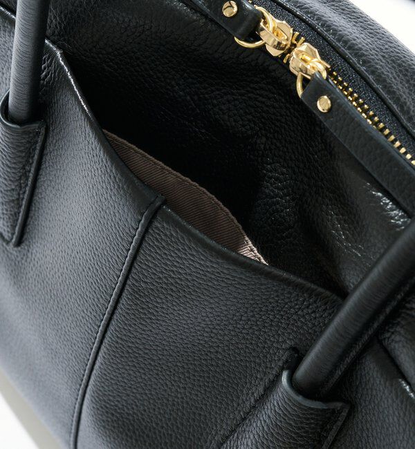  「【収納力◎】ロングハンドルレザーボストン」|ショルダー・メッセンジャー|