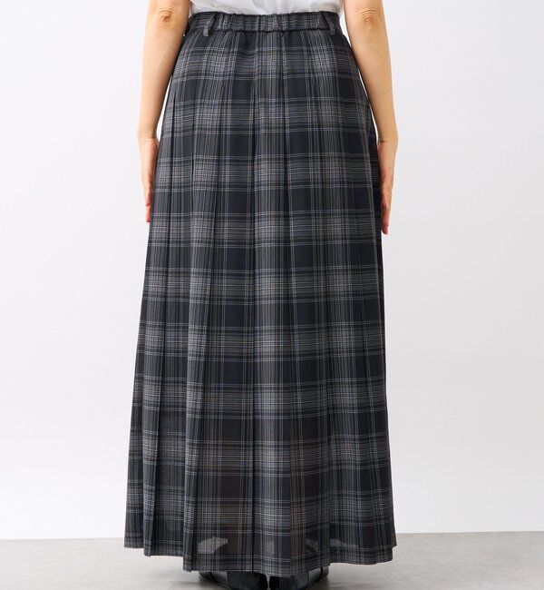  「シアーチェックプリーツスカート」|スカート|