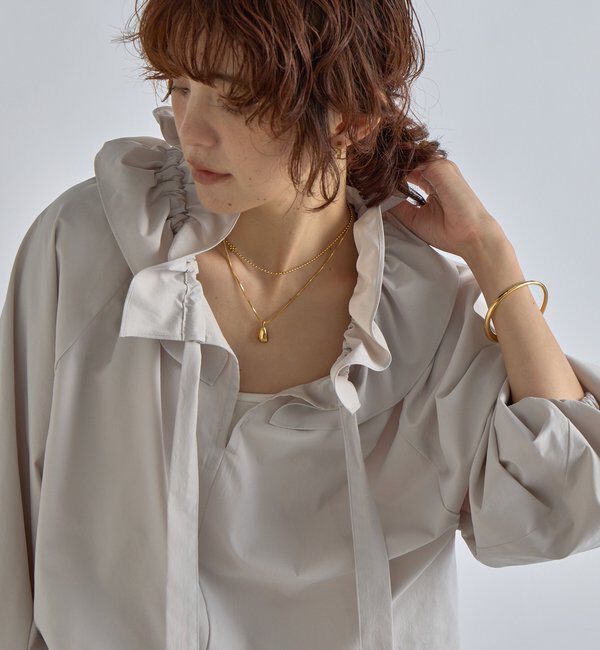  「【リバイバル】ドロストフリルカラーブラウス」|シャツ・ブラウス|