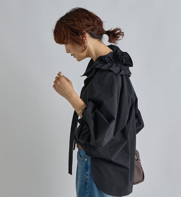  「【リバイバル】ドロストフリルカラーブラウス」|シャツ・ブラウス|