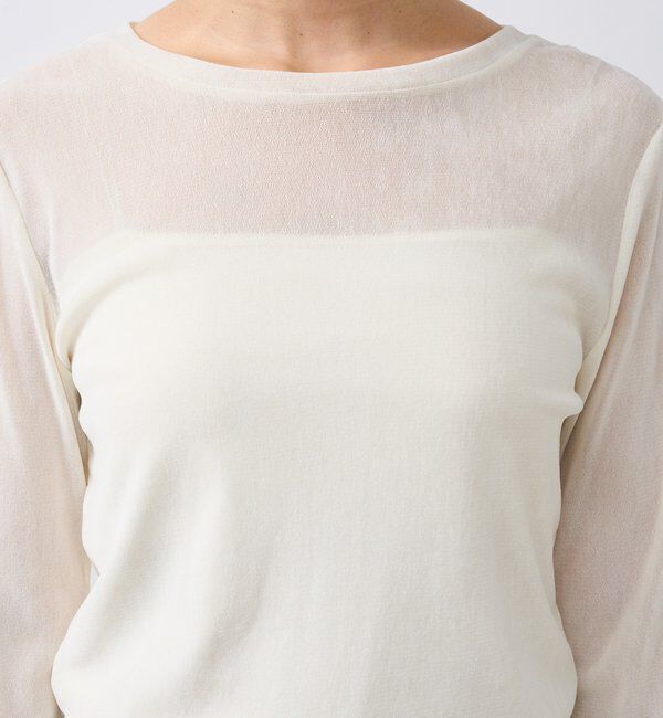  「【シーズンムード高まる】フロッキーチュールロンTee」|Tシャツ・カットソー|