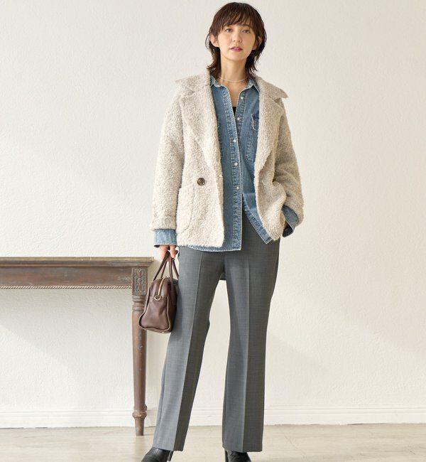  「【洗練された印象に】ヒールショートブーツ」|ショートブーツ|