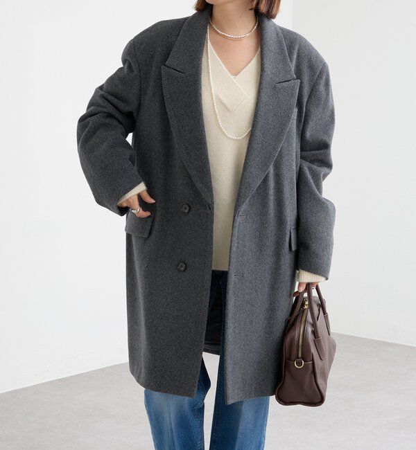  「【大人ハンサム】ウールビーバーテーラードコート」|その他|