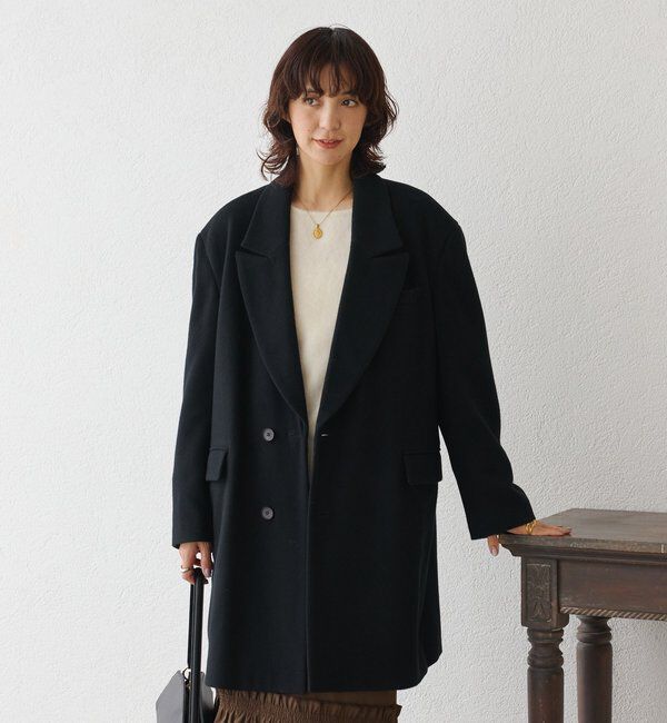  「【大人ハンサム】ウールビーバーテーラードコート」|その他|