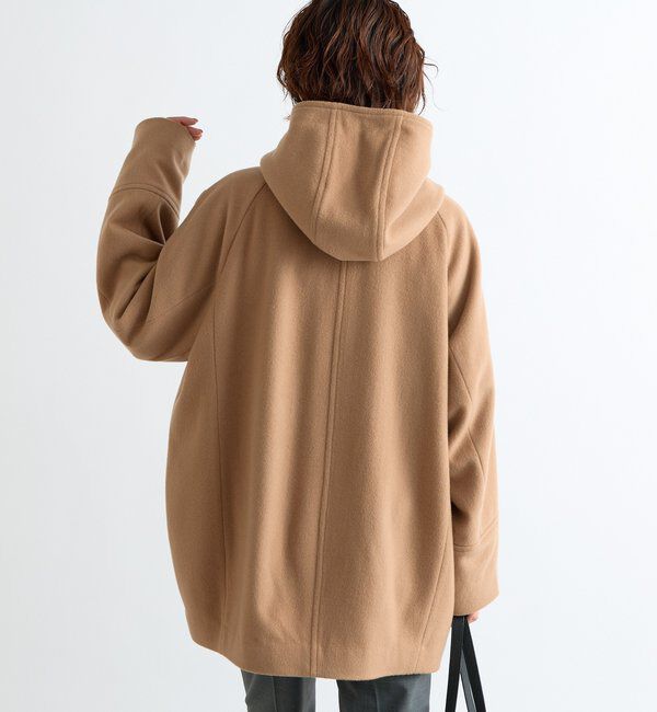  「【顔周り華やか】ビーバーフーディコート」|その他|