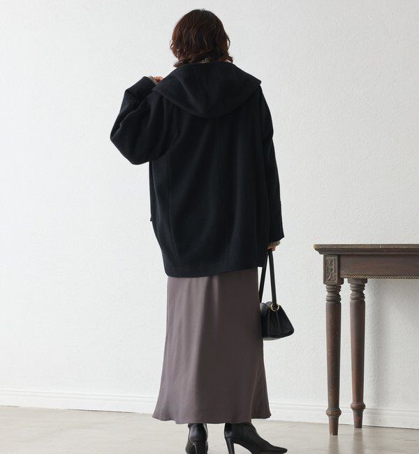  「【顔周り華やか】ビーバーフーディコート」|その他|