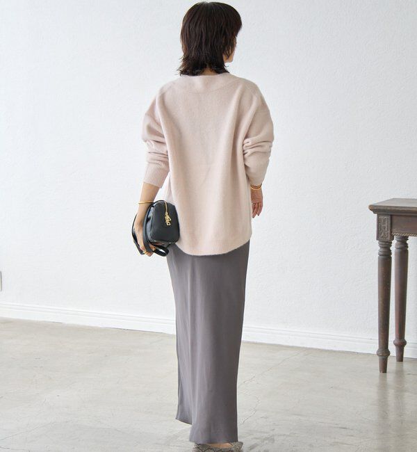  「【リラクシーな履き心地】ヴィンテージサテンバイアススカート」|スカート|