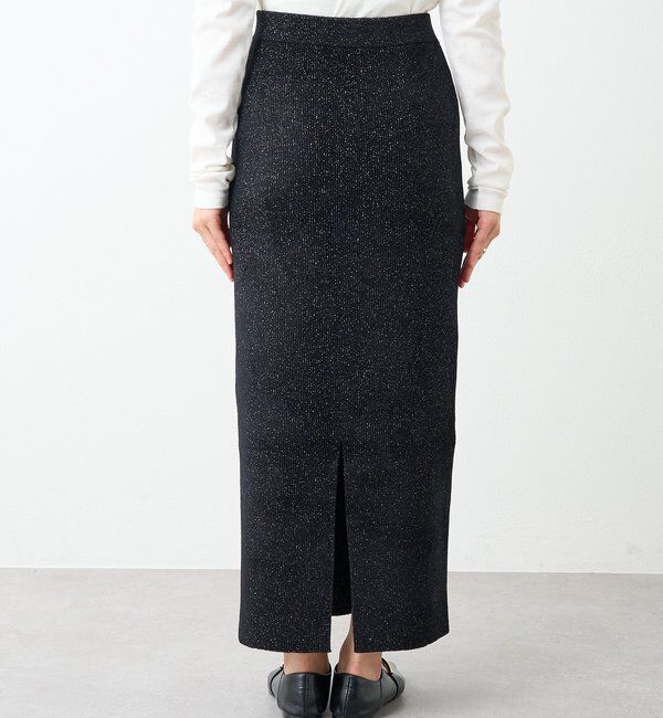  「【セットアップ対象】ラメモールニットタイトスカート」|スカート|