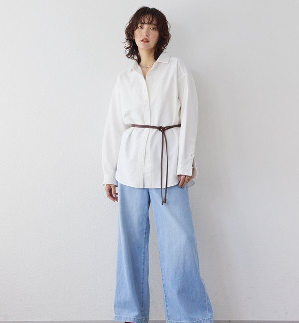  「【MONN.:.(モン)】クリアデニムシャツ」|シャツ・ブラウス|
