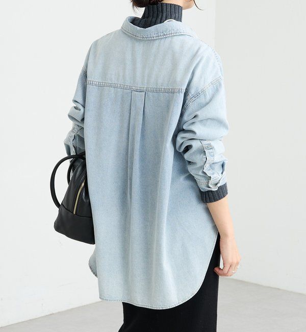  「【MONN.:.(モン)】クリアデニムシャツ」|シャツ・ブラウス|