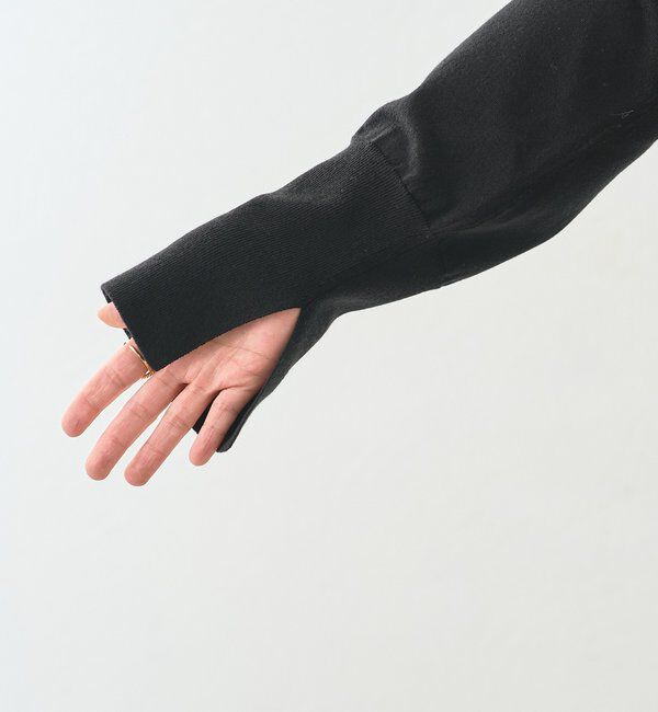  「【羽織としても使える】レイヤードニットワンピース」|ワンピース|