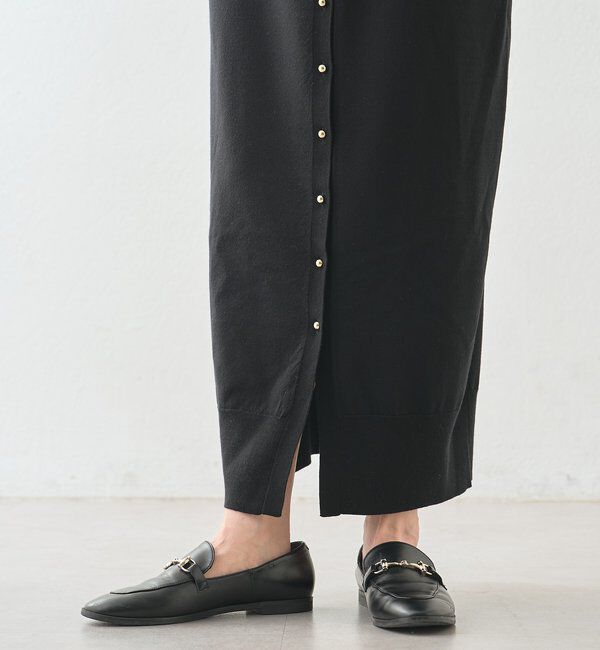  「【羽織としても使える】レイヤードニットワンピース」|ワンピース|