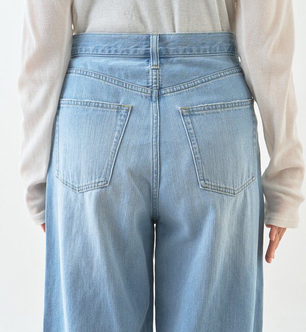  「【RIMH（リムエイチ）】クリーンワイドデニム」|デニム|