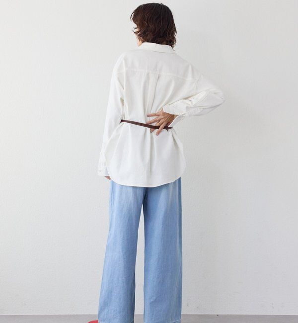  「【RIMH（リムエイチ）】クリーンワイドデニム」|デニム|