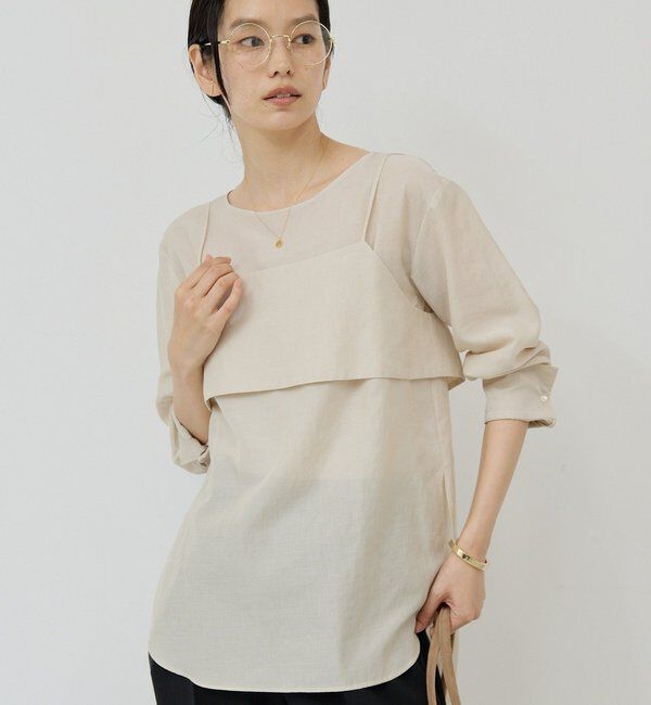  「ビスチェレイヤードシャツ」|シャツ・ブラウス|