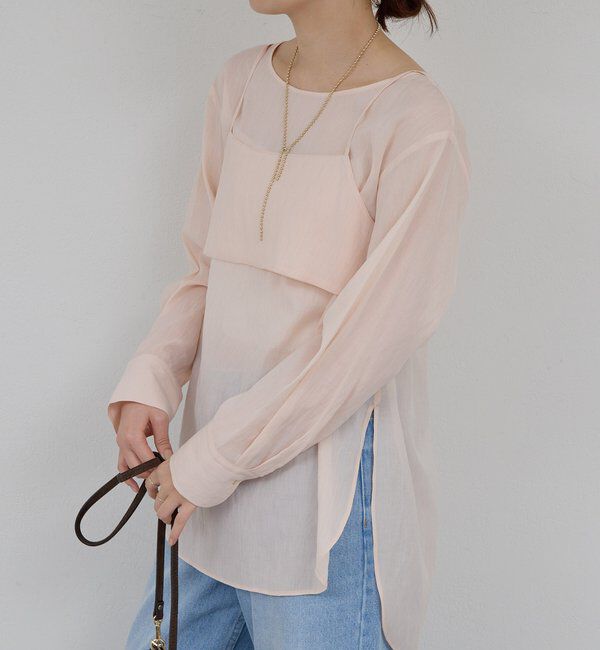  「ビスチェレイヤードシャツ」|シャツ・ブラウス|