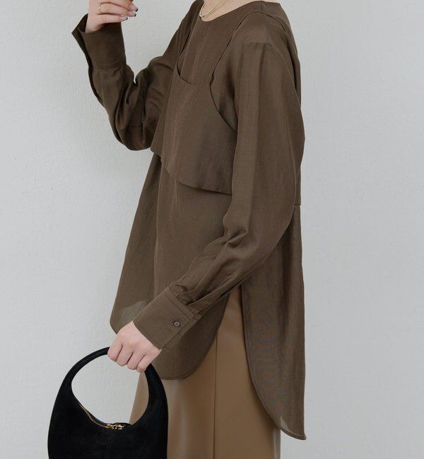  「ビスチェレイヤードシャツ」|シャツ・ブラウス|