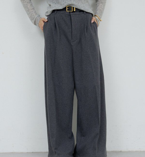  「【HERITANOVUM】 テリータックワイドパンツ」|チノ|