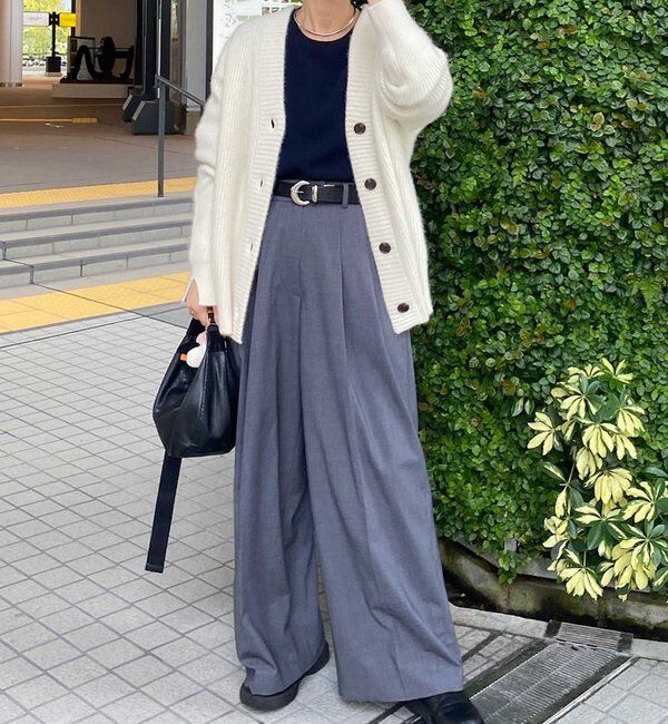  「【SACHIKOコラボ】2タックワイドパンツ」|チノ|