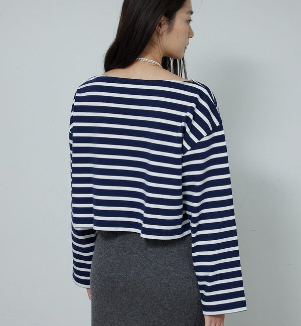  「【大人カジュアルの必需品】ボーダーバスクシャツ」|Tシャツ・カットソー|